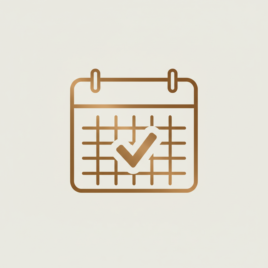 Calendar check icon