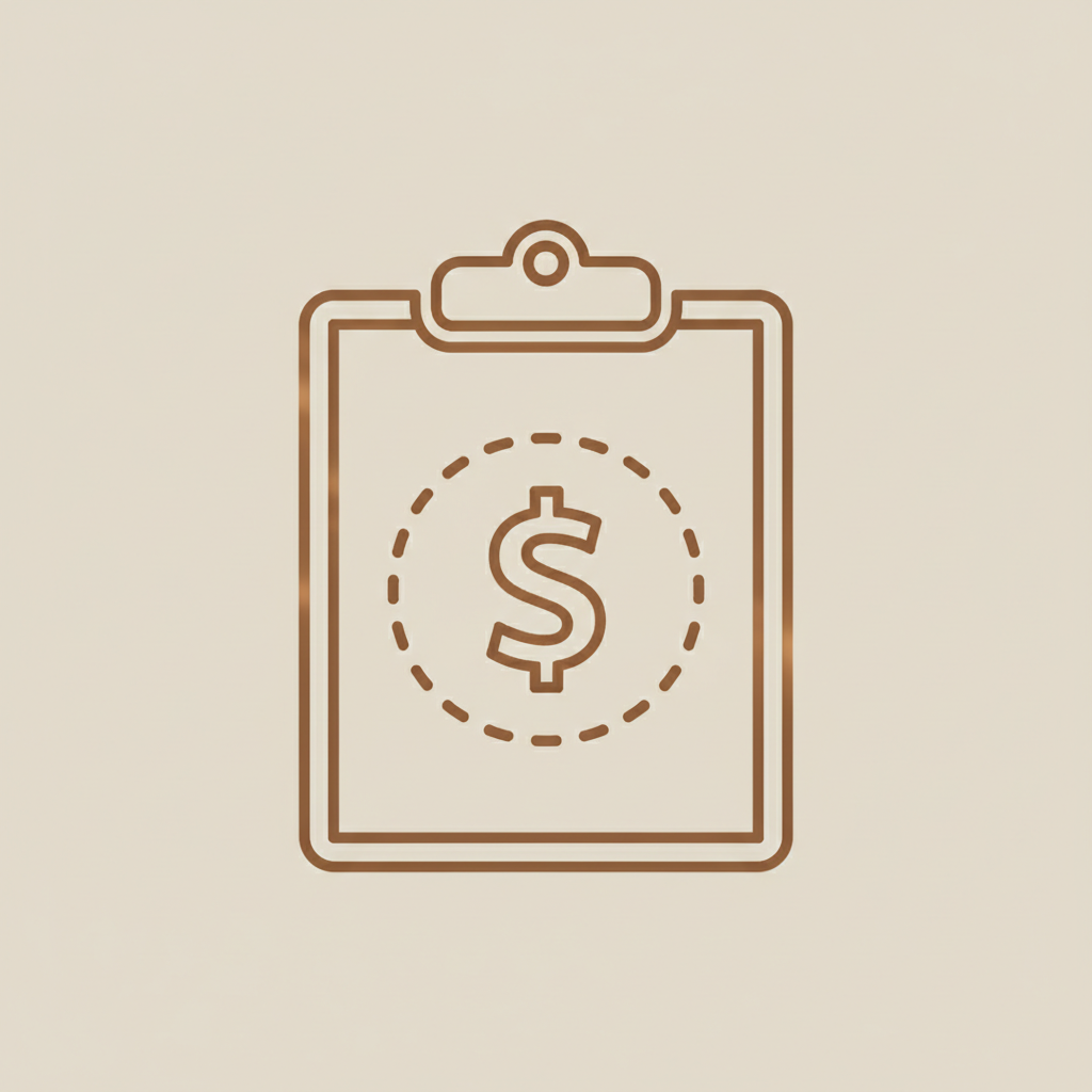Transparent estimate icon